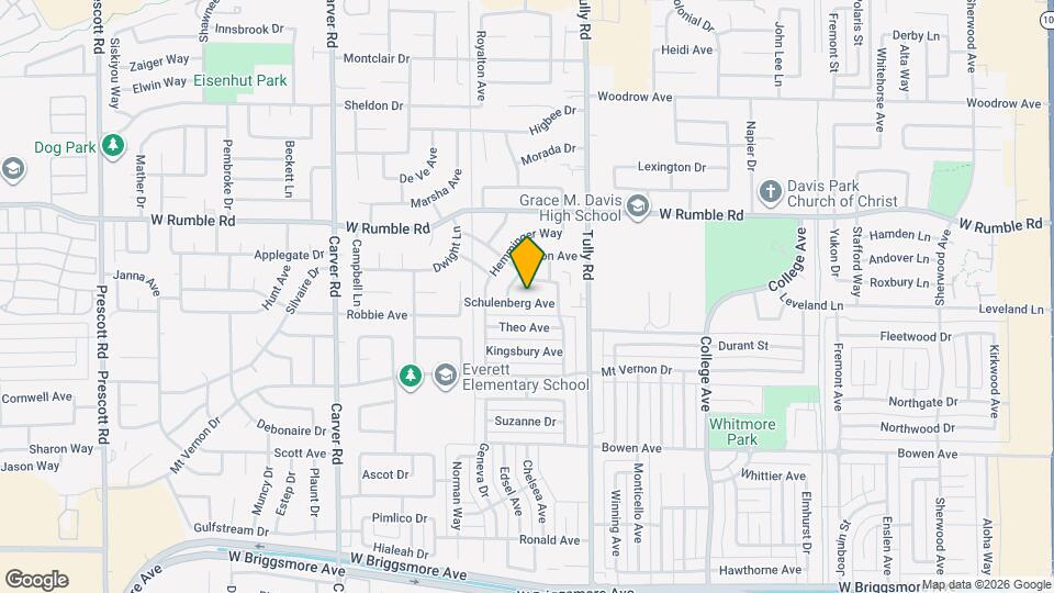 1329 Schulenberg Ave Map and Location Details