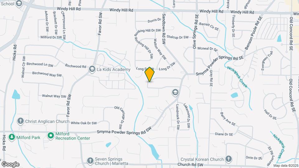 198 Timber Creek Ln SW Map and Location Details