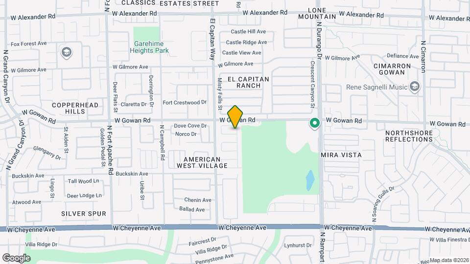 8700 Texas Bronco Ave Mapa y Detalles de la Ubicación