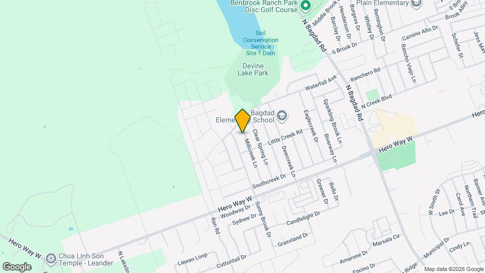 725 Millcreek Ln Map and Location Details