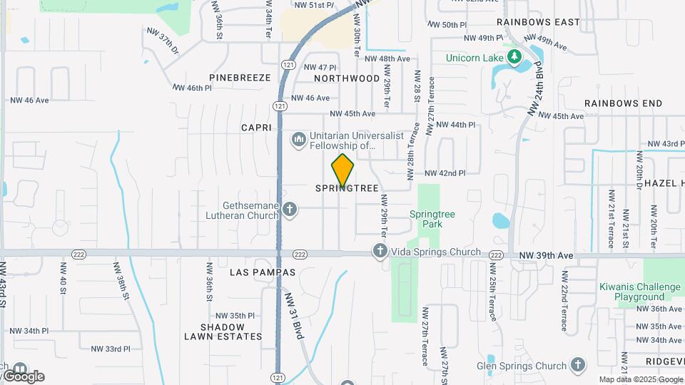 4129 NW 31 Terrace Map and Location Details