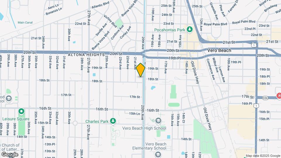 1815 20th Ave Map and Location Details