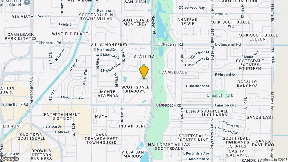 7970 E Camelback Rd-Unit -505 Map and Location Details