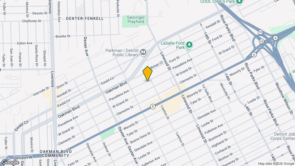 2923 Pasadena St Map and Location Details