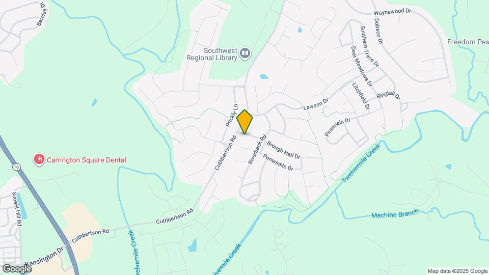 1104 Brough Hall Dr Mapa y Detalles de la Ubicación