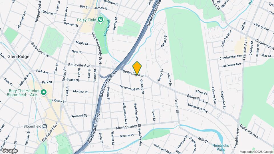 152 Belleville Ave, Unit 3 Map and Location Details