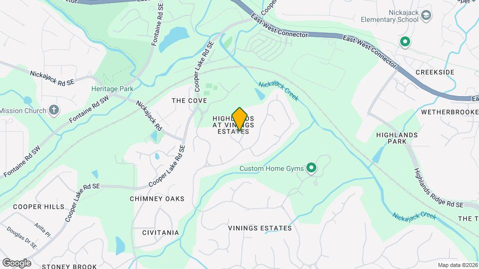 5008 Highland Oaks Ct SE Map and Location Details