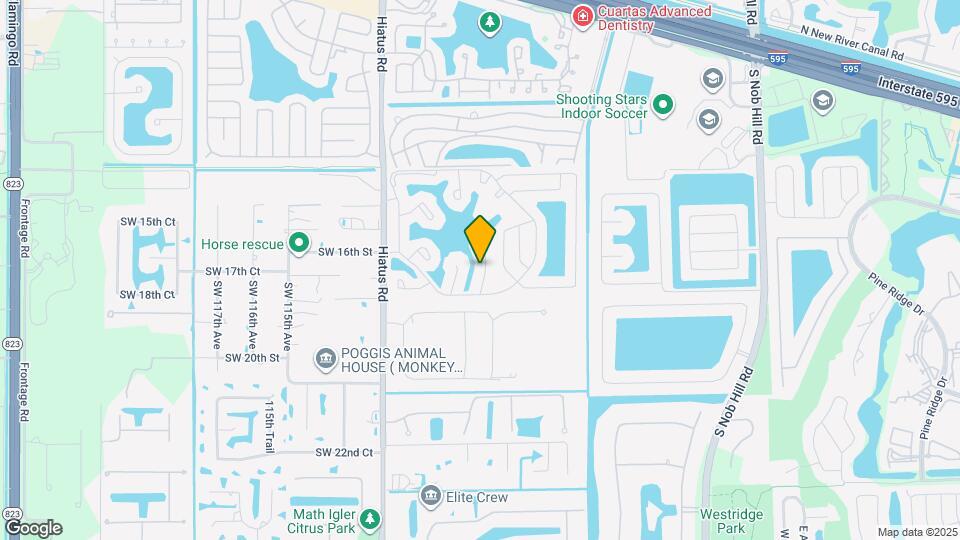 1741 SW 109th Terrace Map and Location Details