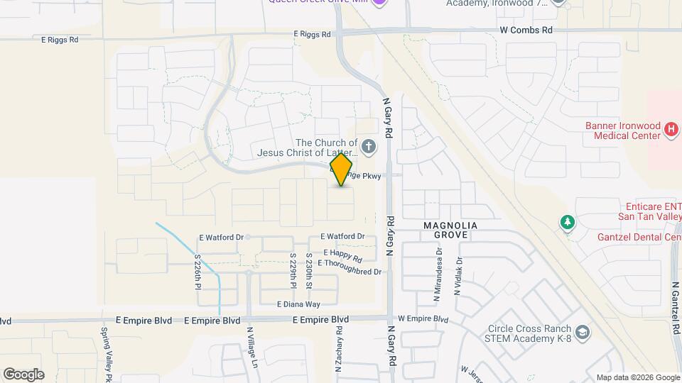 23059 E Pegasus Pkwy Map and Location Details