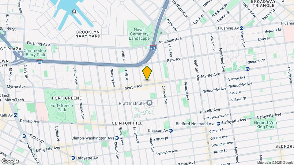 531 Myrtle Ave Map and Location Details