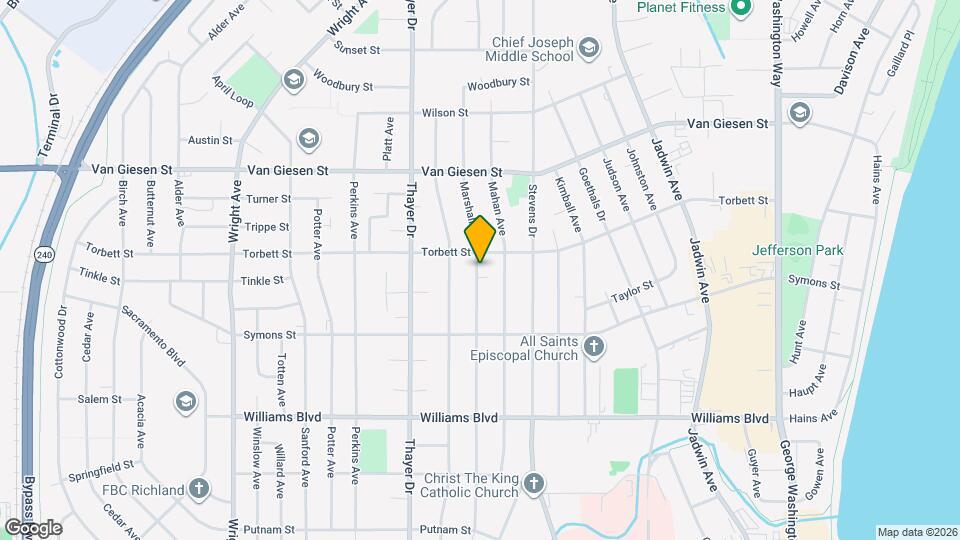 1426 Marshall Ave Map and Location Details