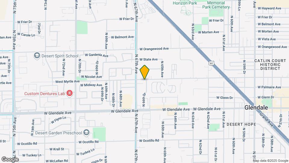 7156 N 66th Ave Mapa y Detalles de la Ubicación
