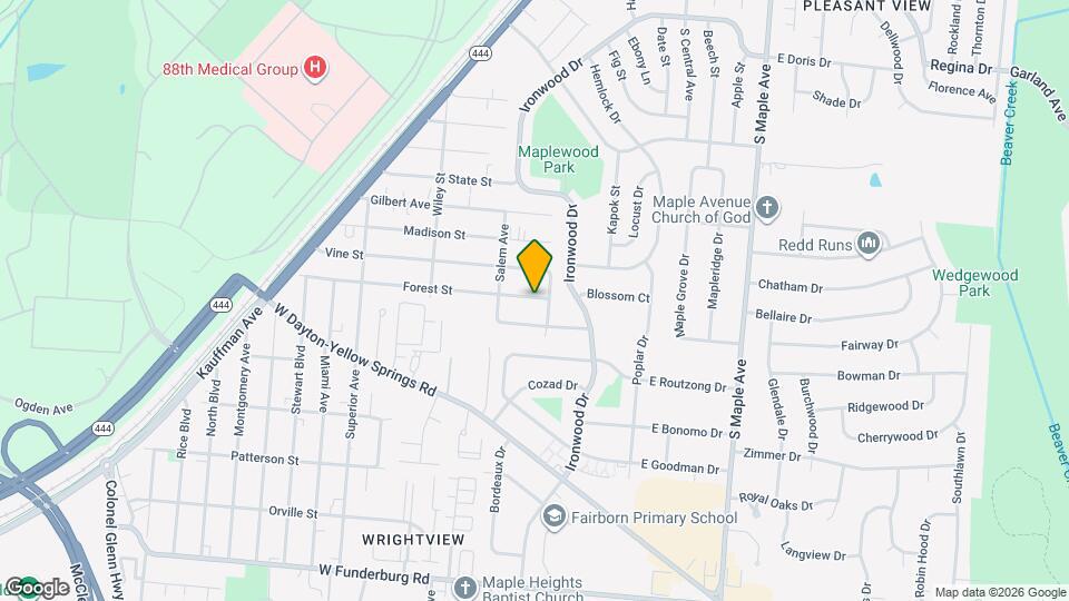 158 Forest St Map and Location Details