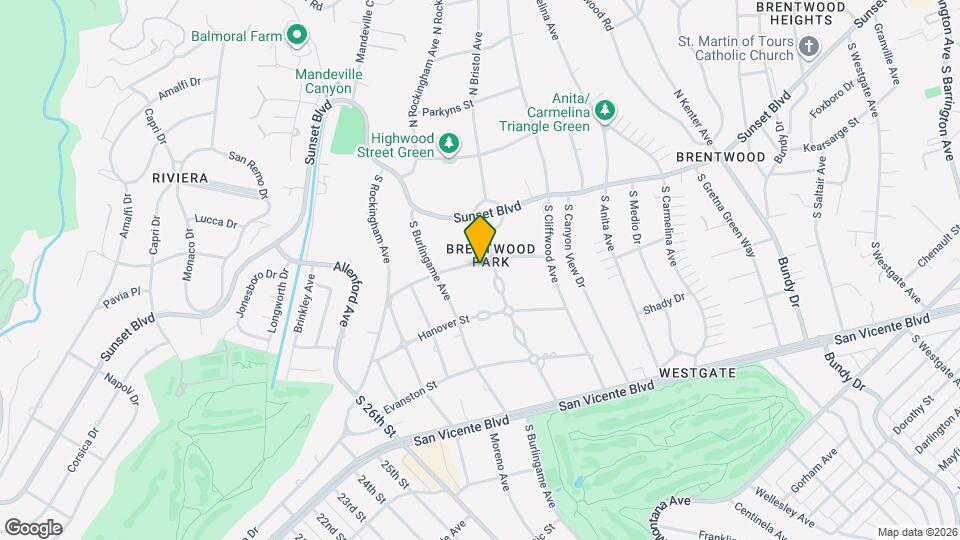 201 S Bristol Ave Map and Location Details