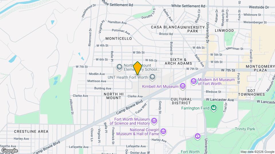 908 Haskell St Map and Location Details