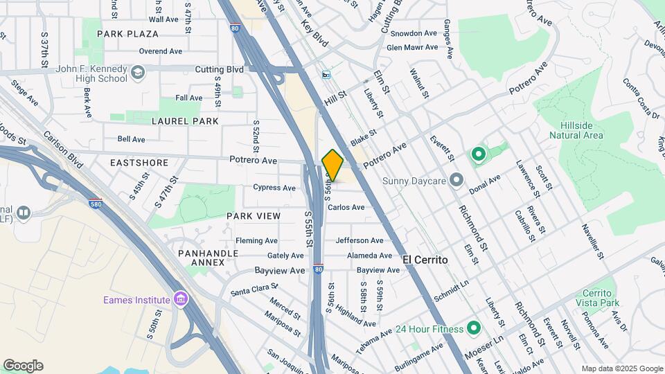 6115 Cypress Ave Map and Location Details