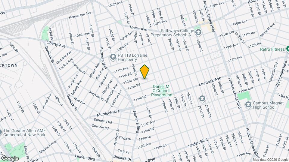 194-21 112th Rd Map and Location Details