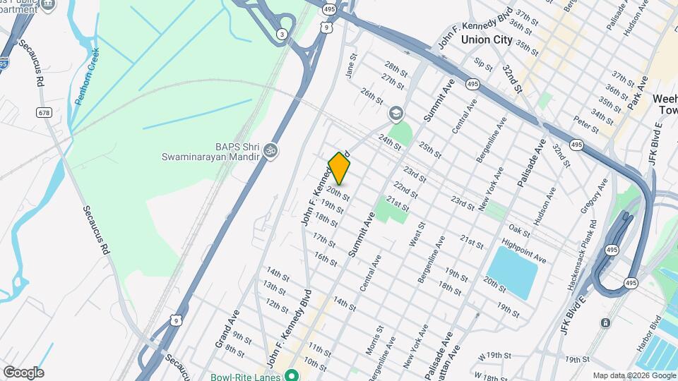 910 20th St Map and Location Details