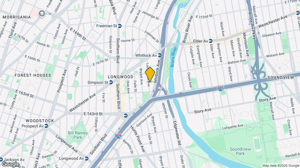 1026 Longfellow Ave Mapa y Detalles de la Ubicación