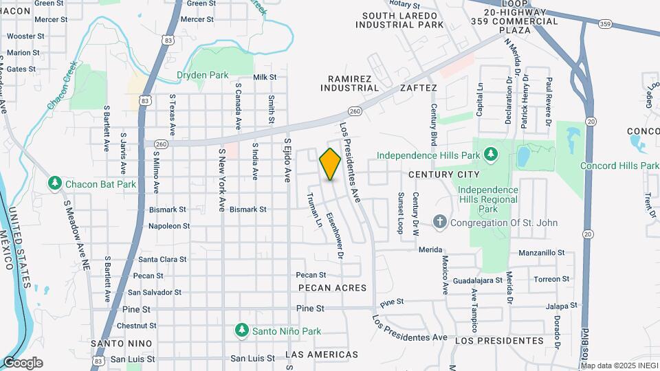 1212 Reagan Dr Map and Location Details