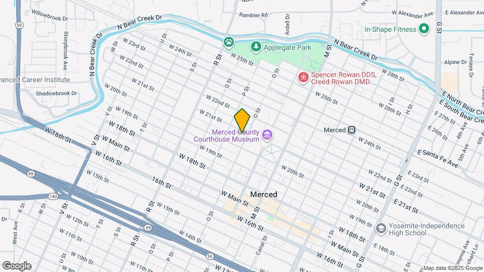 2037 O St Map and Location Details