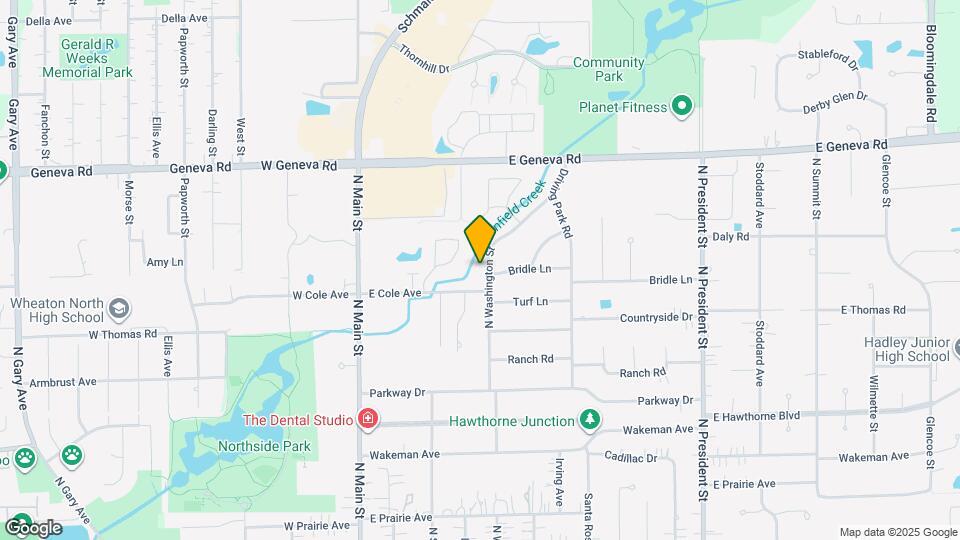 1902 N Washington St Map and Location Details