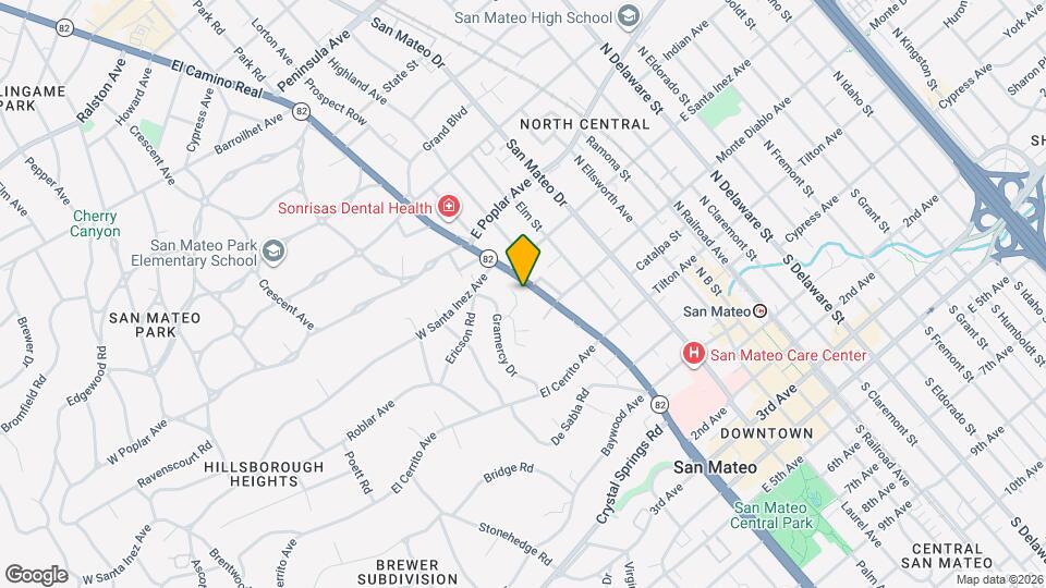 231 N El Camino Real Map and Location Details