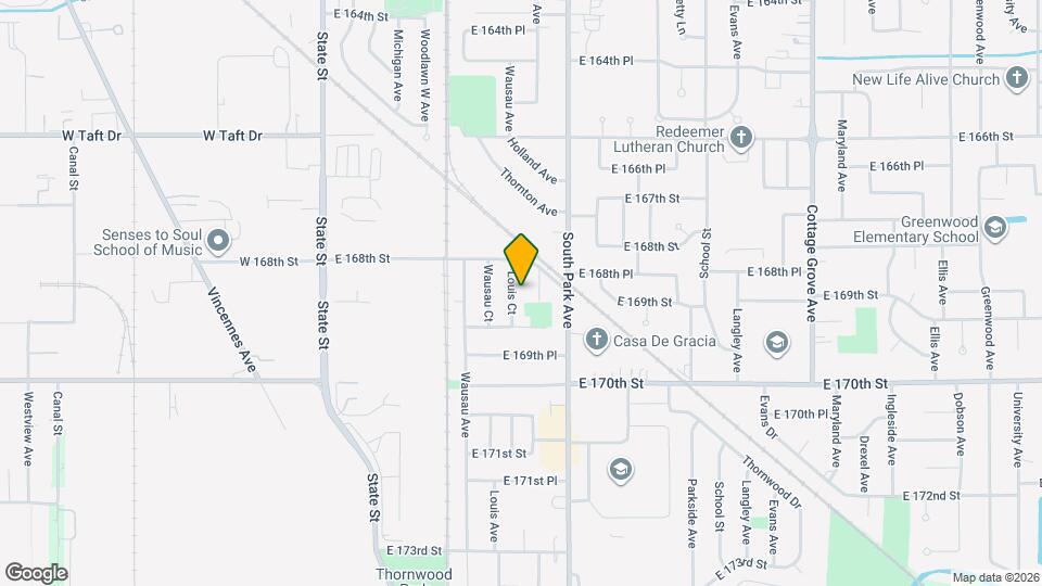 16821 Louis Ct Map and Location Details