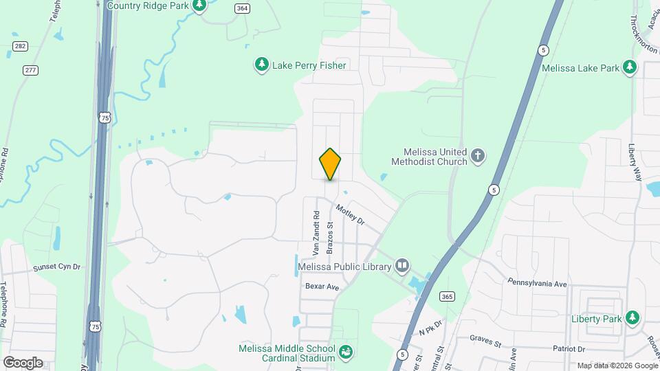 3608 Bastrop St Map and Location Details