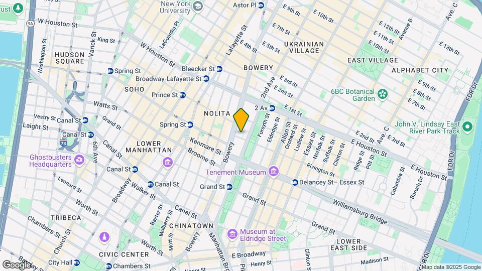 8-10 Rivington St Mapa y Detalles de la Ubicación