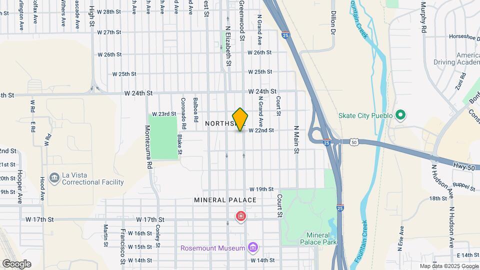 2127 N Greenwood St Map and Location Details