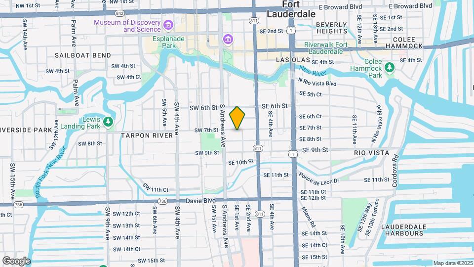 100 SE 7th St Map and Location Details
