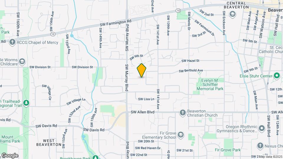 5592 SW Murray Blvd Map and Location Details