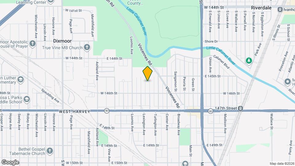 14520 Harvey Ave, Unit 1st Floor Map and Location Details