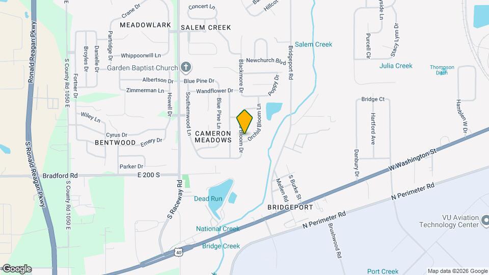 2023 Orchid Bloom Dr Map and Location Details