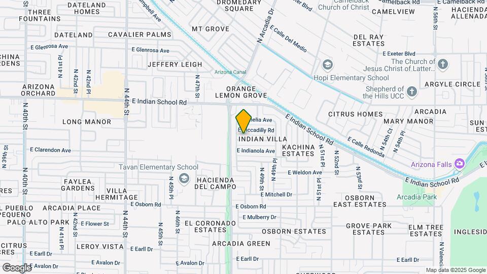 4826 E Fairmount Ave Map and Location Details