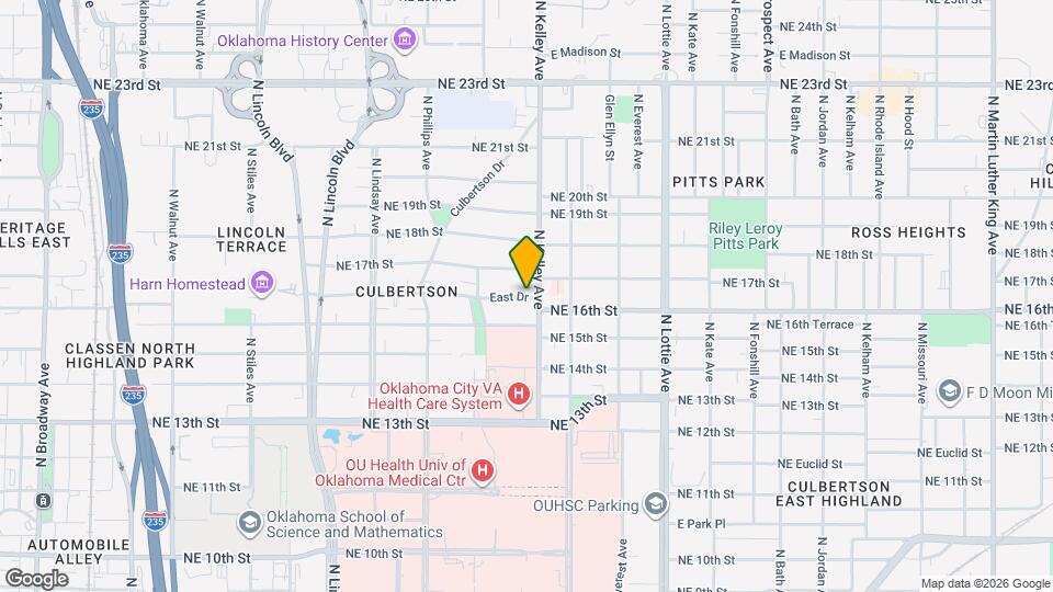941 East Dr Map and Location Details