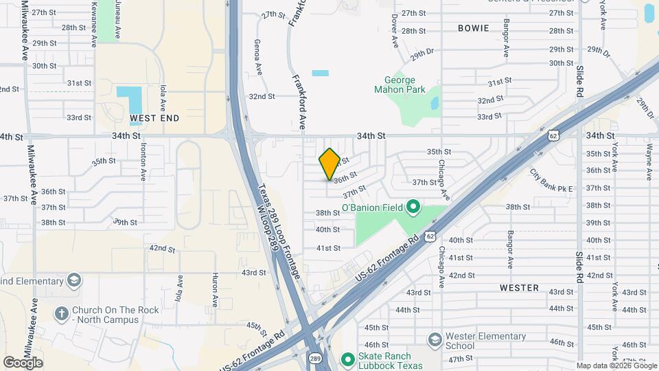 5733 36th St Map and Location Details