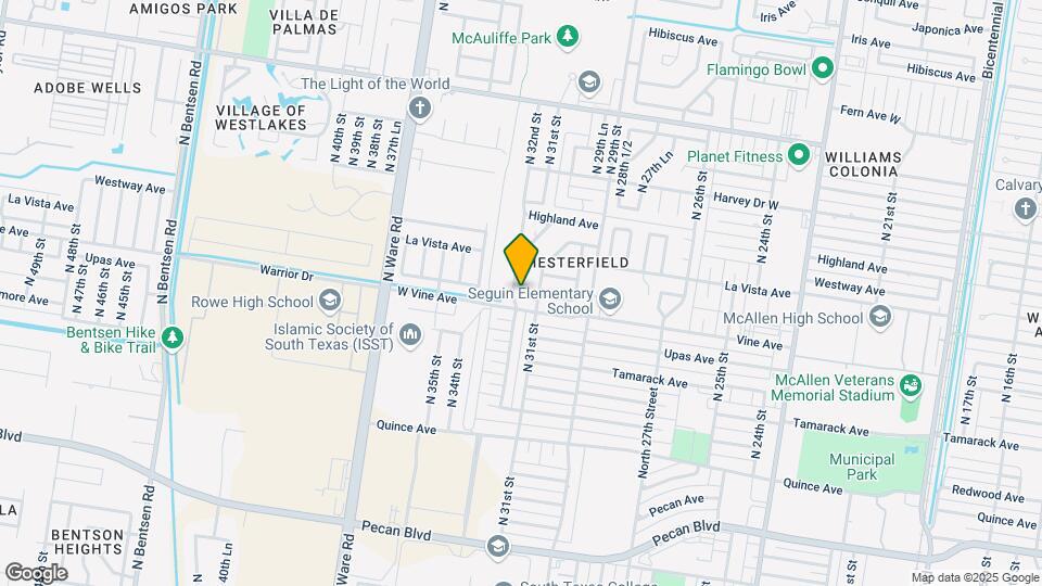 2300 N 32nd St Map and Location Details