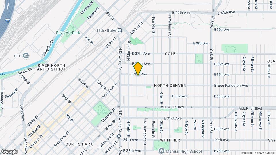 3442 Lafayette St Map and Location Details