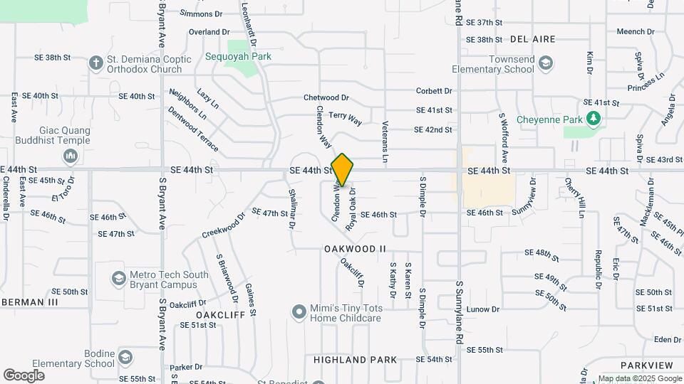 4600 Clendon Way Map and Location Details