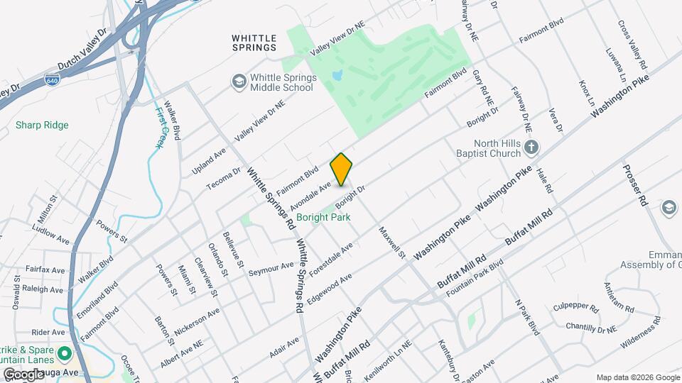 2813 Boright Pl Map and Location Details