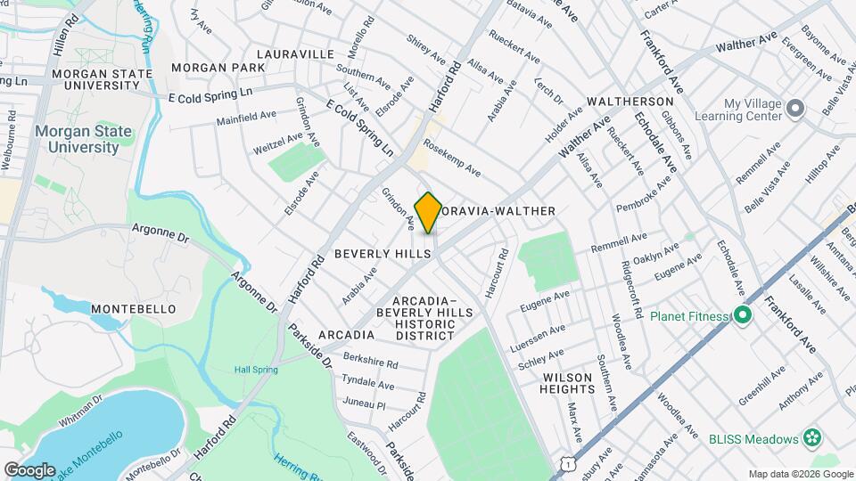 3209 Moravia Rd Mapa y Detalles de la Ubicación
