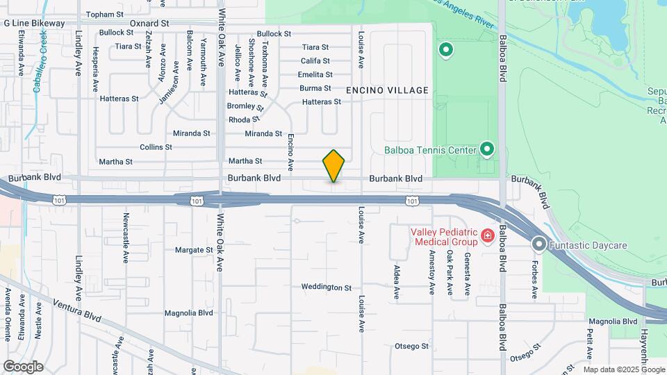 17348 Burbank Blvd Map and Location Details