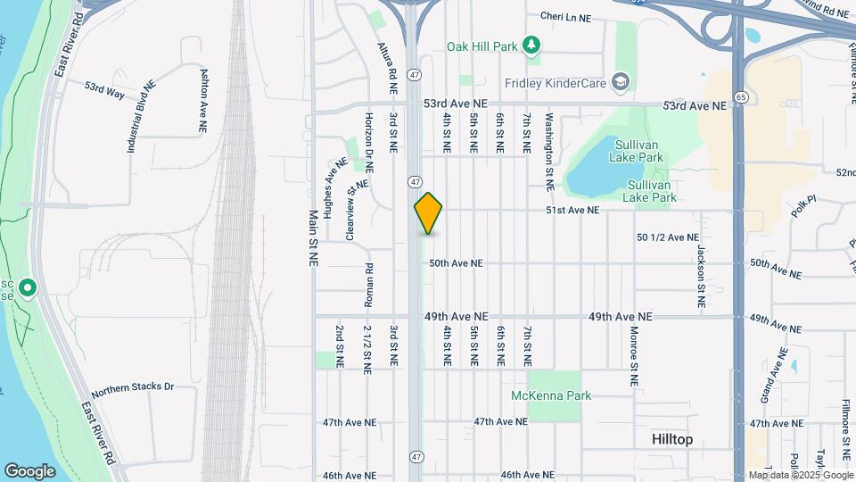 5025 University Ave NE Map and Location Details