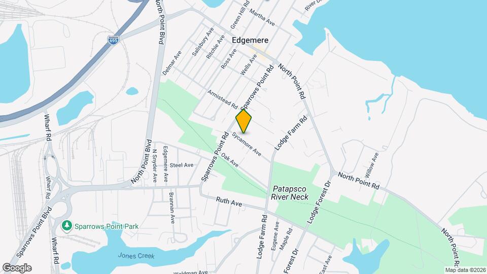 2507 Sycamore Ave Map and Location Details