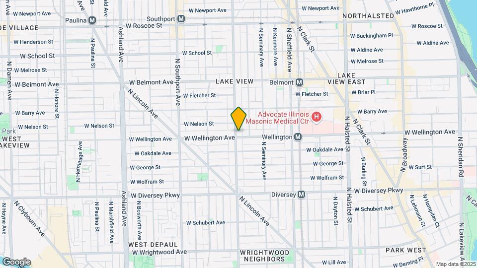 3003 N Racine Ave Map and Location Details