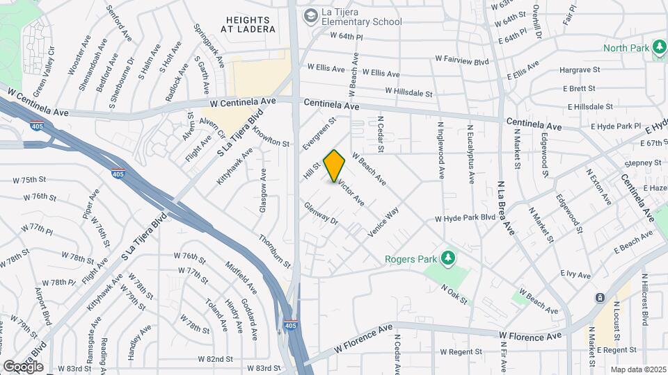 882 Victor Ave Map and Location Details