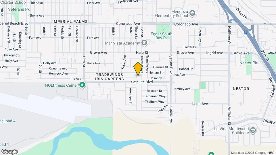 1461 Hermes Ln Map and Location Details