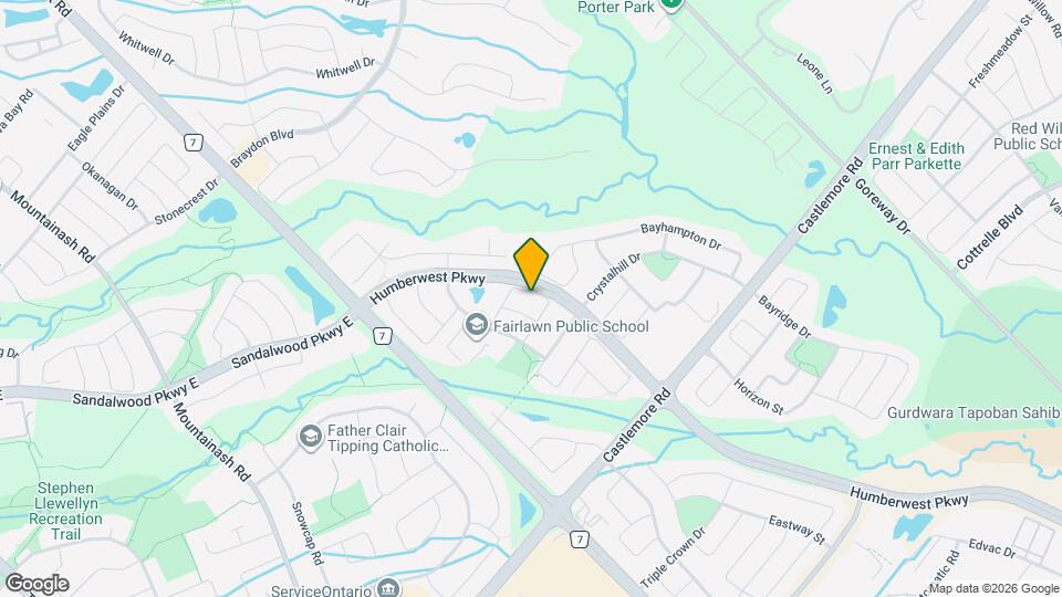 23 Vanwood Crescent Map and Location Details